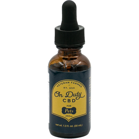 Image of On Duty Cbd Pet Oil Drops 250 Mg 30 Ml