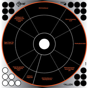 Ezaim Reflective Handgun Trainer Adhesive Target 12x12 4 Pk.