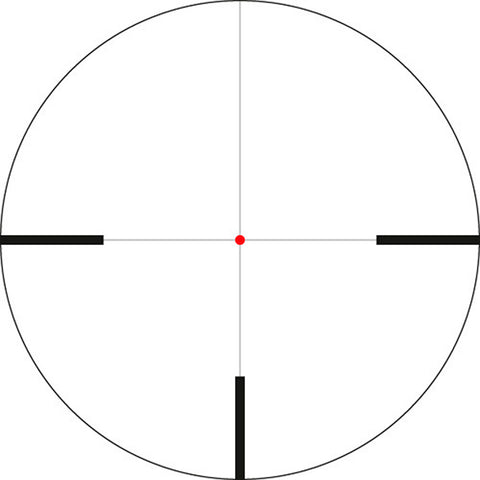 Image of Gpo Tactical Riflescope 1-8x24 Horseshoe Reticle 34 Mm. Lock Turrets