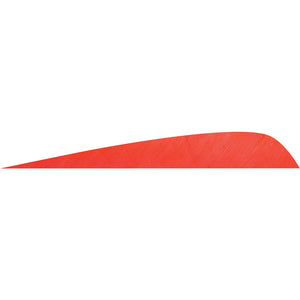 Gateway Parabolic Feathers Red 4 In. Lw 50 Pk.