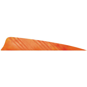 Gateway Shield Cut Feathers Tre White/orange 4 In. Lw 50 Pk.