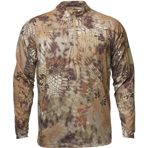 Image of Kryptek Valhalla 2 Long Sleeve Zip Shirt Highlander Large