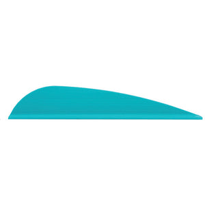 Aae Elite Plastifletch Vanes Teal 2.875 In. 100 Pk.