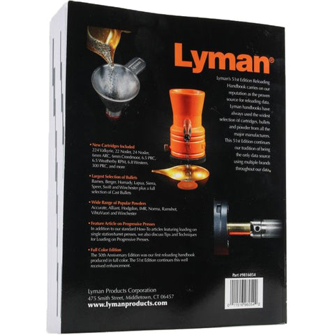 Image of Lyman Reloading Handbook 51st Edition Softcover