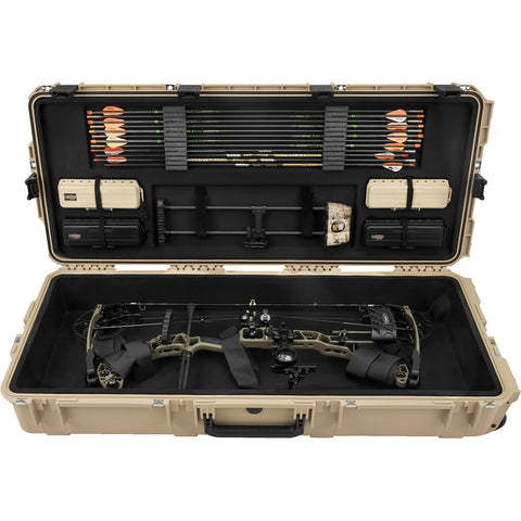 Image of Skb Mathews Iseries Bow Case Lift 29.5, 33 And Phase 29,33 Tan, Black Plush