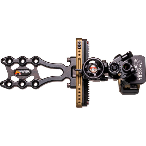 Image of Axcel Landslyde Slider Tactical Bowhunting Sight Accustat Ii Micro 3 Pin .010