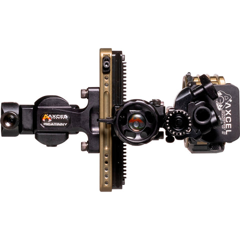 Image of Axcel Landslyde Picatinny Slider Sight Tac. Bh Accustat Ii Micro 4 Pin .010