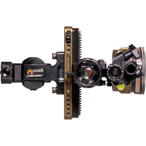 Image of Axcel Landslyde Picatinny Slider Sight Tac. Bh Avx-41 Ranger Dbl Pin .010 Gr./red Fiber