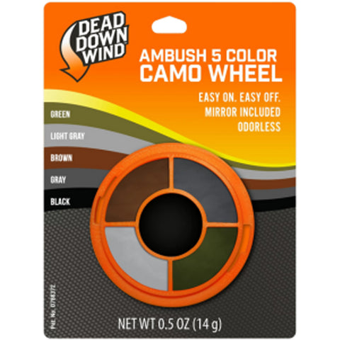 Image of Dead Down Wind Camo Wheel 5 Color Face Paint