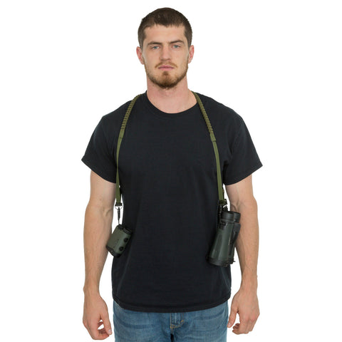 Image of Elevation Dual Bino Harness Green/black