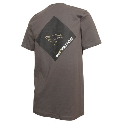 Image of Elevation Topo Tee Grey Large