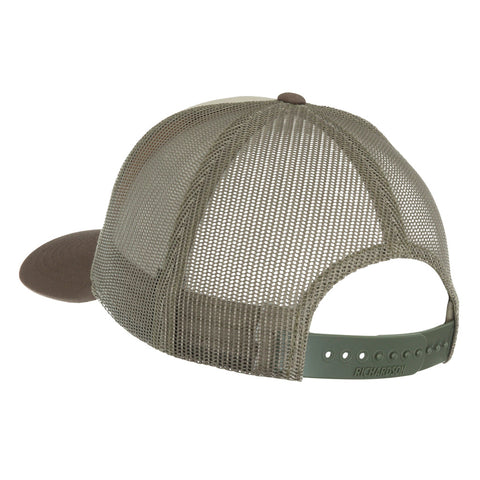 Image of Alpine Low Pro Trucker Cap Brown/loden/tan