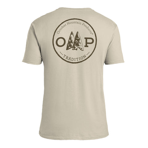 Image of October Mountain Tradition Tee Sand Medium