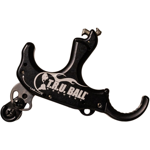 Image of Tru Ball Trutrident Flex Release 3 Finger Adjustable Aluminum Black Large