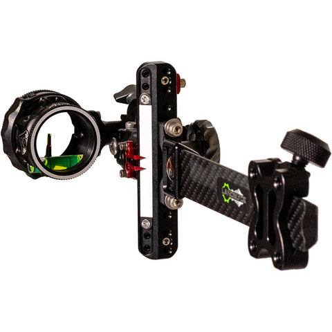 Image of Axcel Landslyde Plus Carbon Pro Slider Sight Avx-31 Scope Ranger Dbl Pin.019 Black