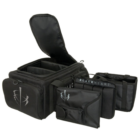 Image of Blackheart Impulse Range Bag With Ammo Carrier & Pistol Sleeve Black