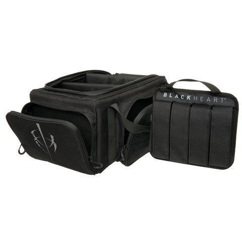 Image of Blackheart Impulse Range Bag With Ammo Carrier & Pistol Sleeve Black