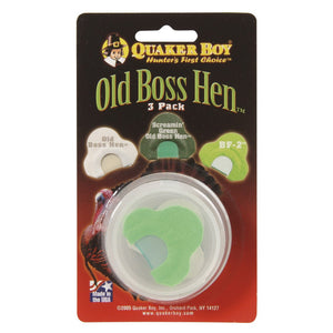 Quaker Boy Old Boss Hen Turkey Call 3 Pk.