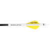 Nap Quikfletch W/twister Vanes White/yellow 6 Pk.