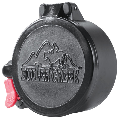 Image of Butler Creek Flip-open Scope Cover Size 01 Eyepiece