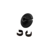 October Mountain String Love 2.0 Kisser Button Black 1 Pk.