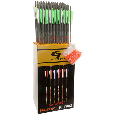 Image of Gold Tip Ballistic Crossbow Bolts 20 In. 4 In. Vanes 72 Pk.