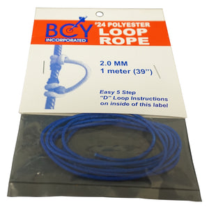 Bcy 24 D-loop Material Royal Blue 1m