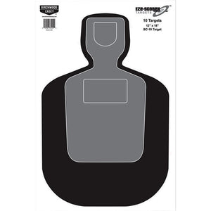 Birchwood Casey Eze-scorer Target Bc-19 Silhouette 12x18in. 10 Pk.