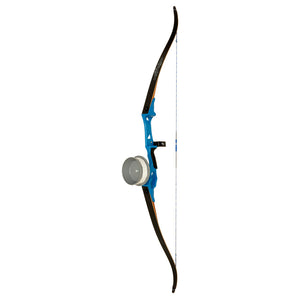 Fin Finder Bank Runner Bowfishing Recurve Package With Drum Reel Package Blue 58 In. 35 Lbs. Rh