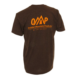 October Mountain Logo Tee Espresso Small