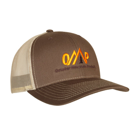 Image of October Mountain Logo Hat Brown/tan