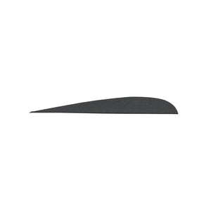 Gateway Parabolic Feathers Black 4 In. Rw 100 Pk.