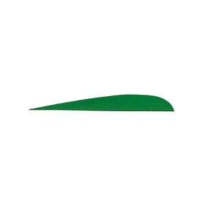 Gateway Parabolic Feathers Green 4 In. Lw 100 Pk.