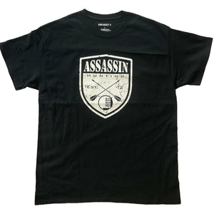 Assassin Shield T-shirt Black 2x-large