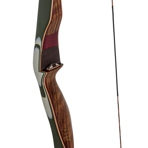 Image of Bear Kodiak Recurve Shedua And Green 40 Lbs. Rh