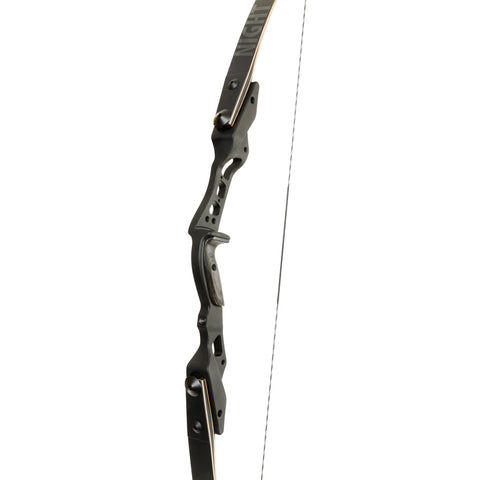 Image of October Mountain Night Ridge Ilf Recurve Bow Black 60 In. 35 Lbs. Rh